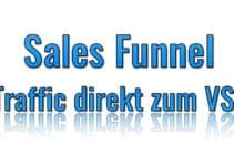 Traffic direkt zum Video Sales Letter (VSL)