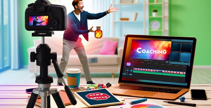 9 Tipps für die Erstellung von unterhaltsamen und kreativen TikTok Inhalte für Coaches.