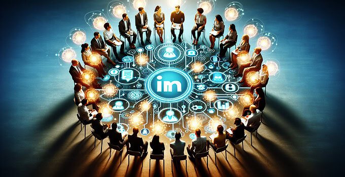 Vernetze dich mit anderen Coaches und teile wertvolle Inhalte in LinkedIn-Gruppen.